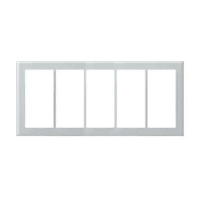 パナソニック 新金属スイッチプレート2型 5連用 WTC9205