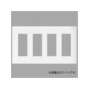 パナソニック コンセントプレート 4連用 12コ用 スクエア ベージュ WTF8012F