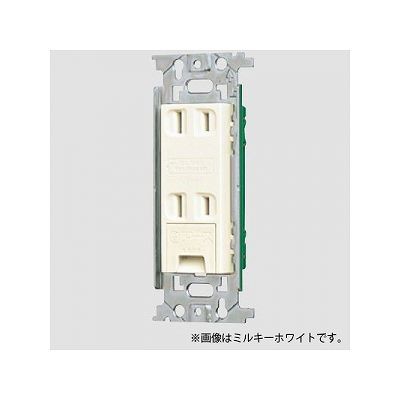 パナソニック フルカラー 埋込ダブルコンセント アースターミナル付 取付枠付 15A 125V グレー WN1532H