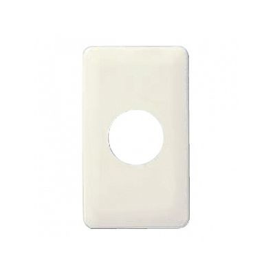 パナソニック フルカラー モダンコンセントプレート 丸型 穴径 35.5mm ミルキーホワイト WN6053W