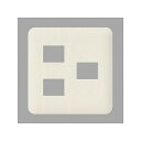 パナソニック フルカラー ワンタッチモダンプレート 3コ(2コ+1コ)用 ミルキーホワイト WN6873WK