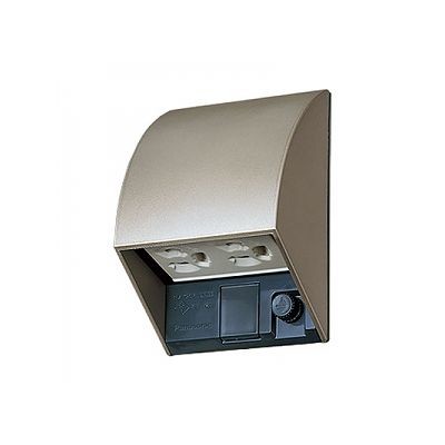 パナソニック 接地防水抜け止めダブルコンセント アースターミナル式 露出・埋込両用 WK4602QK