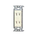 パナソニック フルカラー 埋込ダブルコンセント 取付枠付 15A 125V ホワイト WN1302SW