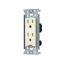 パナソニック フルカラー 埋込接地ダブルコンセント アースターミナル付 取付枠付 15A 125V ホワイト WN11329SW