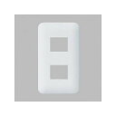 パナソニック フルカラー モダンプレート 2コ用 ホワイト WN6002SW