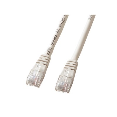 エンハンスドカテゴリ5　単線LANケーブル　1m　ライトグレー　KB−T5T−01N