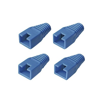 サンワサプライ モジュラーカバー 先付けタイプ ブルー 10個入 ADT−MC7BL