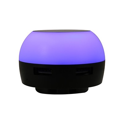 藤本電業 ランプAC充電器 USB2ポート 最大合計2.1A ブルー CA−06BL LED発光 おしゃれ LEDライト 2口 お洒落 光る コンセント