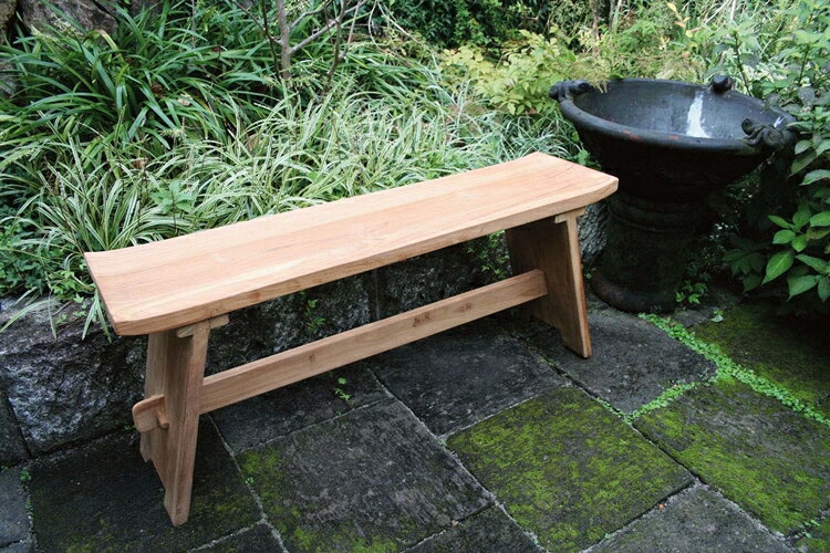 プレイングベンチ 木製 天然木 ガーデンファニチャー ガーデンチェアー おしゃれ 完成品 無塗装