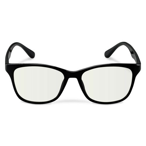 エレコム ブルーライトカット眼鏡 クリアレンズ ウェリントンフレーム ブラック G-BUC-W02BK