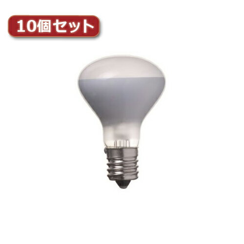 YAZAWA ミニレフ球 R45 E17 30W 2個パック10個セット R4517302PX10