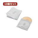 10個セットエレコム Blu-ray・CD・DVD対応不織布ケース タイトルカード CCD-NIWB60WH CCD-NIWB60WHX10(2)