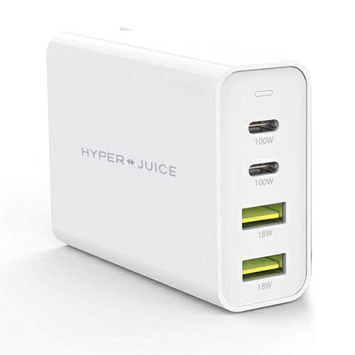 HyperJuice GaN 100W Dual USB-C/USB-A ACA_v^ HP-HJ-GAN100