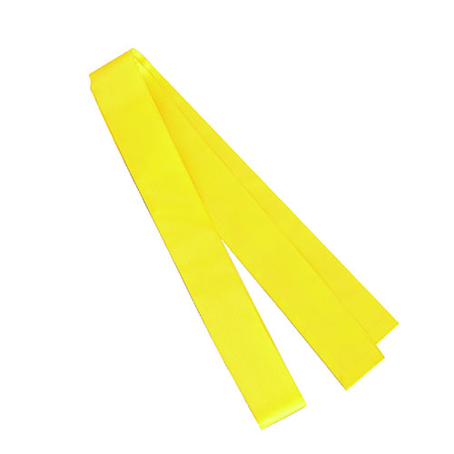 【10個セット】 ARTEC サテンロングハッピ 黄 L(ハチマキ付) ATC1149X10