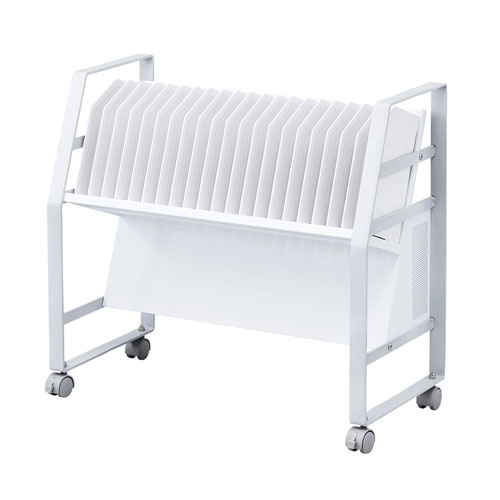 サンワサプライ タブレットワゴン(1段) RAC-TABWG1N