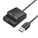 USB-3HC315BKN USB3.2Gen1+USB2.0コンボハブ カードリーダー メーカー品 SANWA SUPPLY