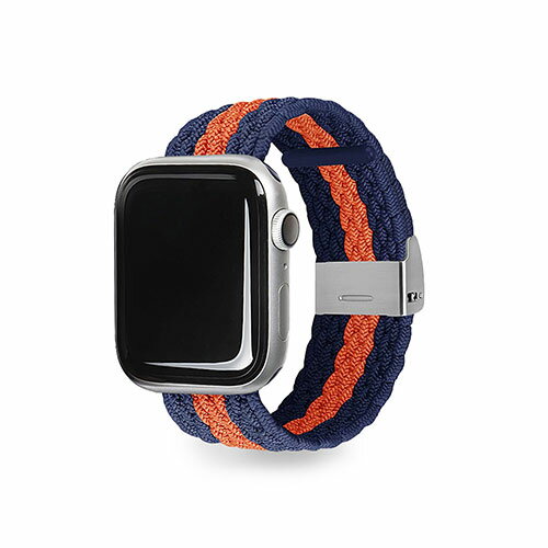 EGARDEN LOOP BAND for Apple Watch 45/44/42mm ネイビー&オレンジ EGD23120AW