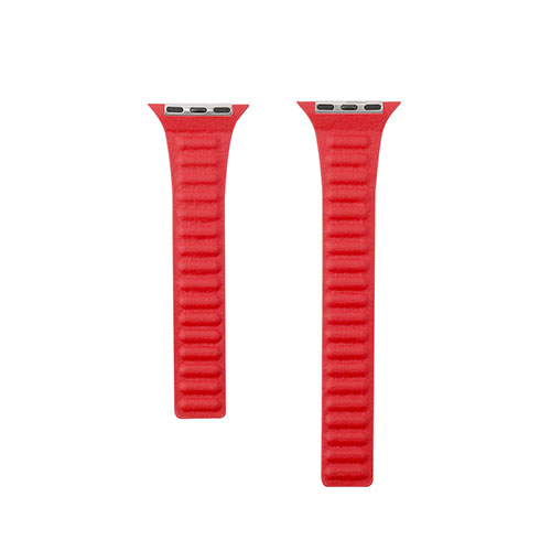 WEARPLANET Slim Line マグネットリンクバンド for Apple Watch 45/44/42mm Lips Red WP23196AWRD