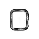 WEARPLANET ラインストーンハードケース de luxe for Apple Watch 40 ブラック WP23226AWBK(2)