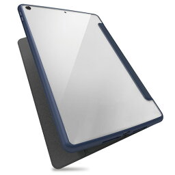 エレコム iPad 第9世代/TOUGH SLIM LITE/フラップ付/ネイビー TB-A21RTSLFCNV