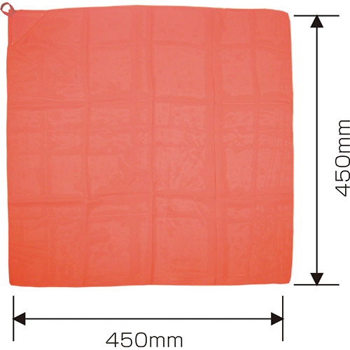 ARTEC ループ付カラースカーフ ミニ赤 ATC2103