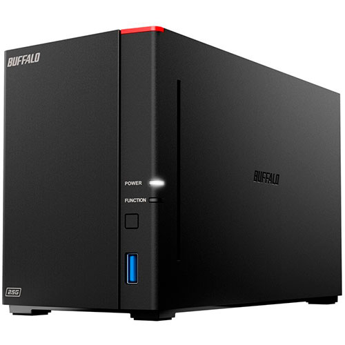 BUFFALO obt@[ LinkStation 2.5G LANڍf2xC 8TB LS720D0802