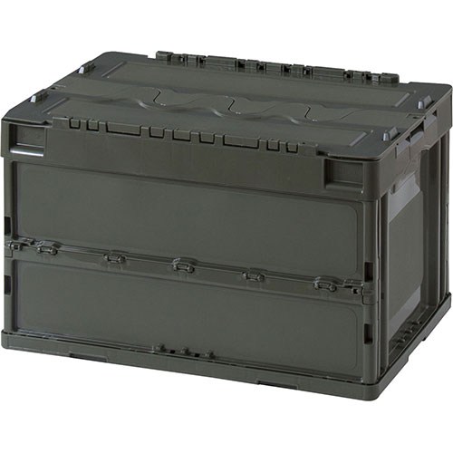 送料無料 東谷 フォールディングコンテナ カーキ CF-S51NR