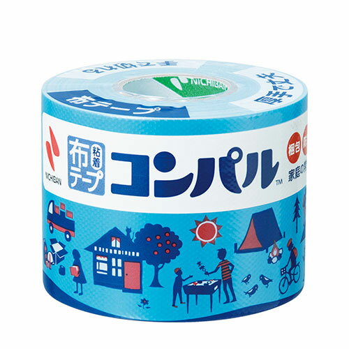 ニチバン 布粘着テープ コンパル ライトブルー NB-CPN20-50