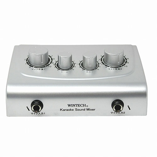 ナイススタイルのWINTECH カラオケエコーミキサー CKM-1｜アングル2