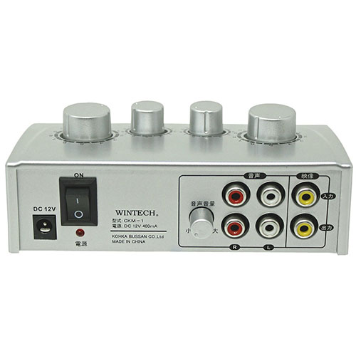 ナイススタイルのWINTECH カラオケエコーミキサー CKM-1｜アングル3