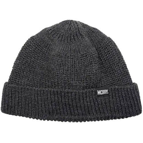 MACK BARRY マクバリー 【BEANIE(ビーニー)】 M WATCH CAP グレー MCBRY72904 MACK BARRY マクバリー 【BEANIE(ビーニー)】 M WATCH CAP グレー MCBRY72904