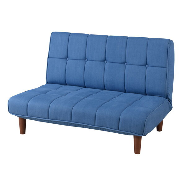 フロアソファ ローソファ ポケットコイル リクライニングソファー コンパクト ソファ 2人掛け 二人掛け 2人用 イス 椅子 チェアー 北欧 モダン レトロ カフェ風 西海岸 ブルックリン おしゃれ かわいい リビング 一人暮らし