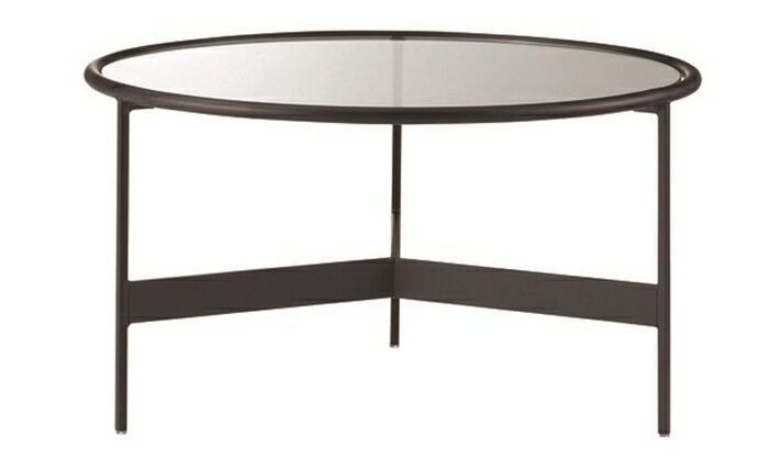 ラウンドガラステーブルL サイドテーブル センターテーブル ミニテーブル ソファーテーブル ローテーブル おしゃれ アイアン シンプル スタイリッシュ おしゃれ [2]