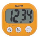 送料無料 デジタルタイマー でか見えタイマー TD-384 アプリコットオレンジ(3)