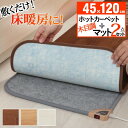 送料無料 キッチンマット ホットカーペット 45x120cm 日本製 木目調 ホットキッチンマット コージー 本体+カバー ホットキッチンマット 床暖房 木目調 フローリング調 防水 抗菌 撥水 はっ水 滑り止め 電気ミニマット 足元暖か あったか 冬 足元暖房 台所マット おしゃれ