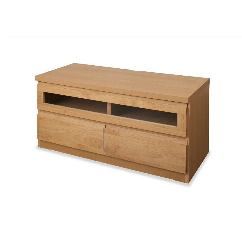 送料無料 天然木アルダー テレビボ−ド 101cm幅 TVボ−ド テレビ台 コンパクト リビングボード ローボー..