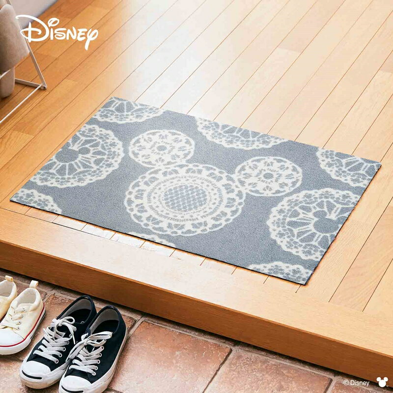 玄関マット Mickey/ミッキー レース グレー 50×75cm おしゃれ かわいい 洗える 滑り止め 屋内 野外 室内 フロアマット 日本製 エントランスマット ラグマット リビング 薄型 ドアマット オールシーズン
ITEMPRICE