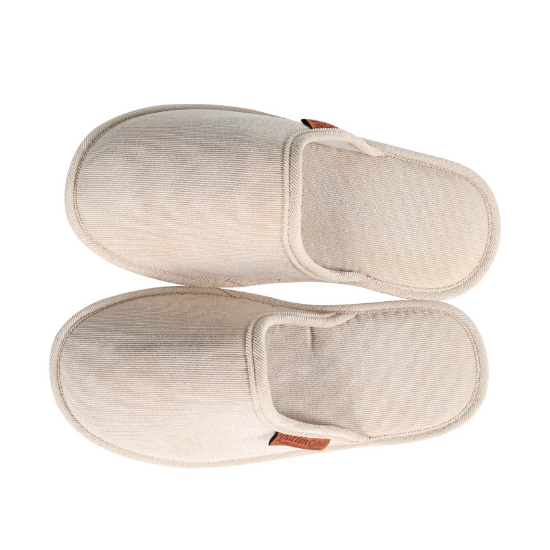 CORDUROY SLIPPERS EV MEN/BEIGE コーデュロイ スリッパ EV メン DULTON ダルトン おしゃれ 袋付き ルームシューズ 来客用 入院用 参観日 インテリア アンティーク