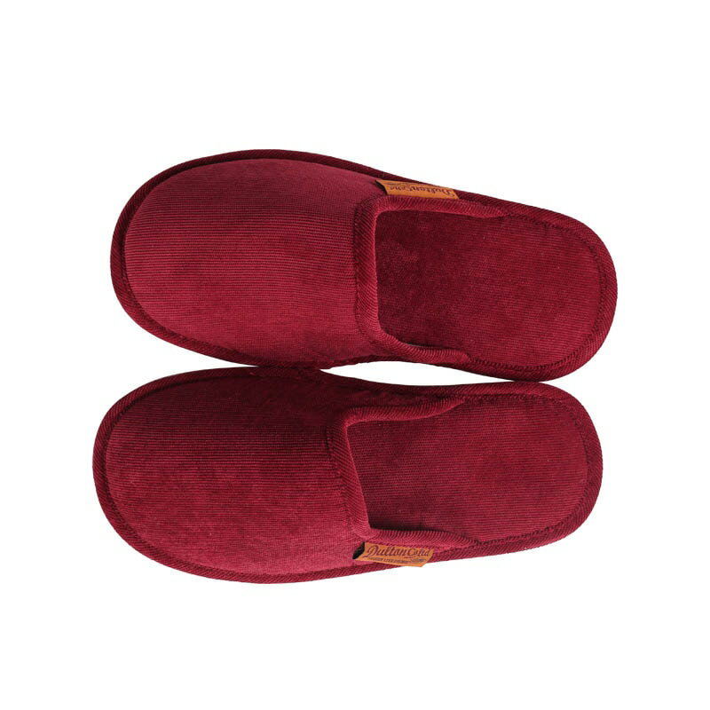 CORDUROY SLIPPERS EV WOMEN/WINE コーデュロイ スリッパ EV ウィメン DULTON ダルトン おしゃれ 袋付き ルームシューズ 来客用 入院用 参観日 インテリア アンティーク