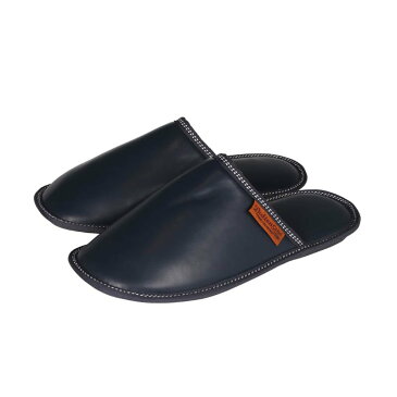 PU SLIPPERS EV MEN/NAVY PU スリッパ EV メン DULTON ダルトン おしゃれ 袋付き ルームシューズ 来客用 入院用 参観日 インテリア アンティーク