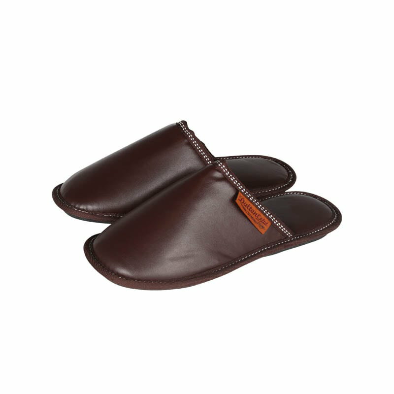 PU SLIPPERS EV WOMEN/BROWN PU スリッパ EV ウィメン DULTON ダルトン おしゃれ 袋付き ルームシューズ 来客用 入院用 参観日 インテリア アンティーク