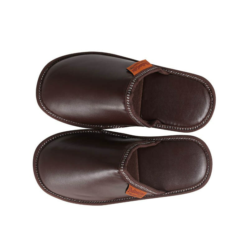 PU SLIPPERS EV WOMEN/BROWN PU スリッパ EV ウィメン DULTON ダルトン おしゃれ 袋付き ルームシューズ 来客用 入院用 参観日 インテリア アンティーク