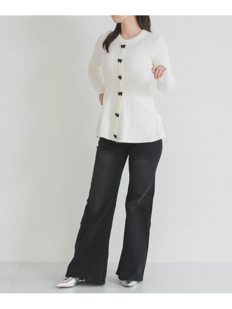 Other - 【SALE／10%OFF】美脚フレアデニムパンツ 31 Sons de mode トランテアン ソン ドゥ モード パンツ ジーンズ・デニムパンツ ブルー ブラック【RBA_E】【送料無料】[Rakuten Fashion]