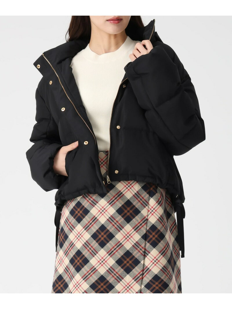 【SALE／12%OFF】2025秋冬新作 サイドリボンフード付ショートダウン 31 Sons de mode トランテアン ソン ドゥ モード ジャケット・アウター ダウンジャケット・ダウンベスト パープル ホワイト ブラック【RBA_E】【送料無料】[Rakuten Fashion](4)