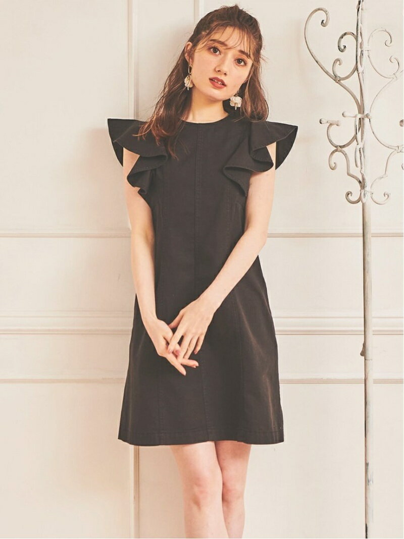 55 以上節約 フリル袖パネル切替ミニワンピース 31 Sons De Mode トランテアン ソン ドゥ モード ワンピース 半袖ワンピース ブラック ブルー 先行予約 送料無料 Rakuten Fashion 希少 大人気 Sav Theater At