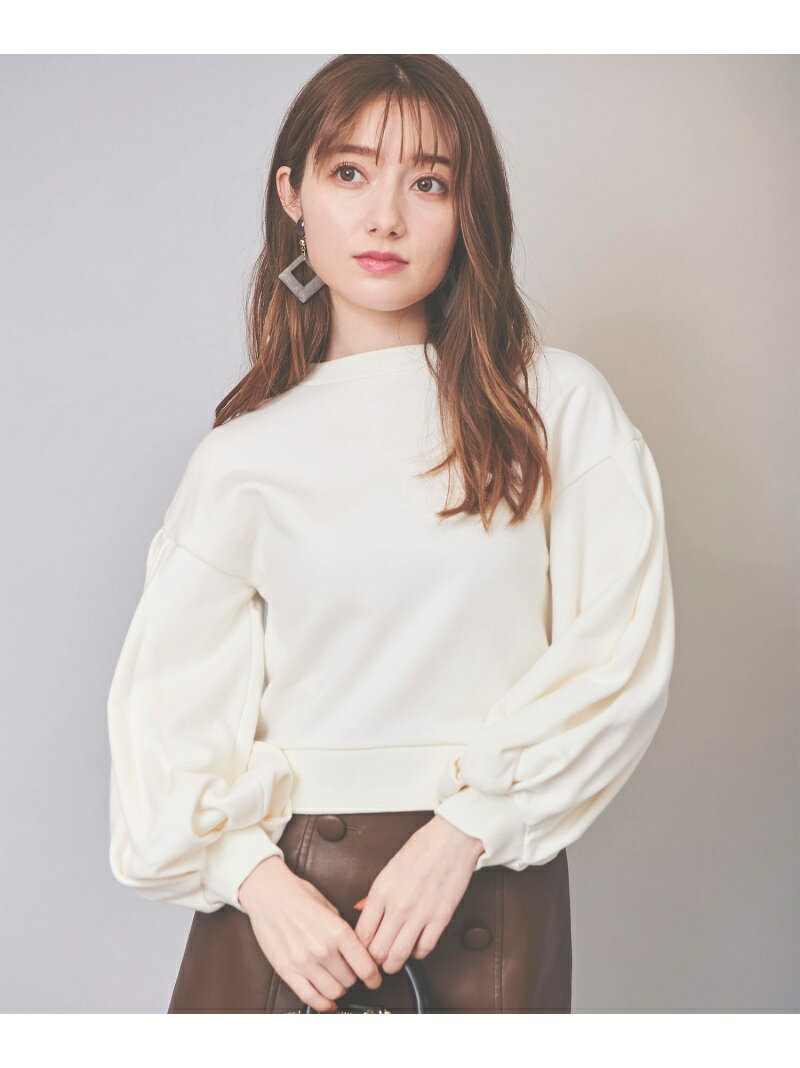 【SALE／70%OFF】バックリボンスウェット 31 Sons de mode トランテアン ソン ドゥ モード カットソー スウェット ホワイト ブルー パープル【RBA_E】[Rakuten Fashion]のサムネイル