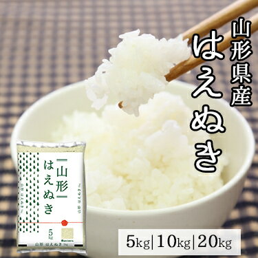 山形県産 はえぬき 5kg 10kg 20kg 令和 5年産 ｜ 送料無料 ミツハシライス 一般米 精米 白米 国産 国内産 山形県 ハ…