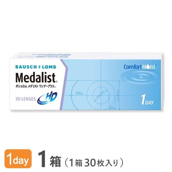 高度管理医療機器　許可番号： 札保医許可(機器)第9164号 「高度管理医療機器等販売許可証」取得 広告文責： 株式会社カズマ コンタクトレンズ通販365レンズ TEL：0800-777-7777 &nbsp; 日本国内正規流通品 区分： 高度管理医療機器欠品情報 以下のカラー・度数(PWR)でメーカーによる欠品が発生しております。 カラー度数（PWR） メダリスト ワンデープラスは、HD品質。通常の球面デザインレンズでは、レンズに入ってくる平行線を一点に集束しにくい欠点がありました。それに対し、非球面レンズデザインのメダリスト ワンデープラスは、像ボケのない、輪郭や細部まで鮮明でシャープな視界を実現します。 メダリストワンデープラスは遠視度数(プラス度数)もございます ※度数は+0.25〜+5.00(0.25ステップ)です。