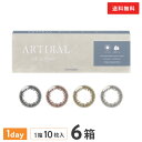 【送料無料】アーティラル1day 58UVM 10枚入 6箱セット ( SHOBIDO ARTIRAL / ブラック ブラウン オークル ダークブラウン / 度なし 度あり / カラコン カラーコンタクト)(4)