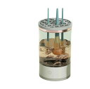 メイクブラシ クリーナー メイクブラシ洗浄機 電動 メイク ブラシ洗浄 洗浄剤使いOK メイク用品 メイクグッズ コスメ メイクブラシクリーナー 化粧筆 メイク筆 洗濯 洗う ブラシお手入れ(2)